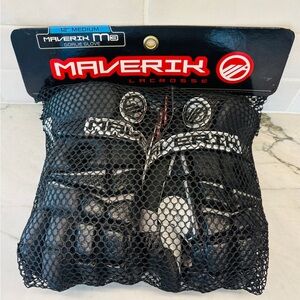 NWT Men’s Maverick Lacrosse M3 Goalie Glove Black FlowCool Technology 12” Medium
